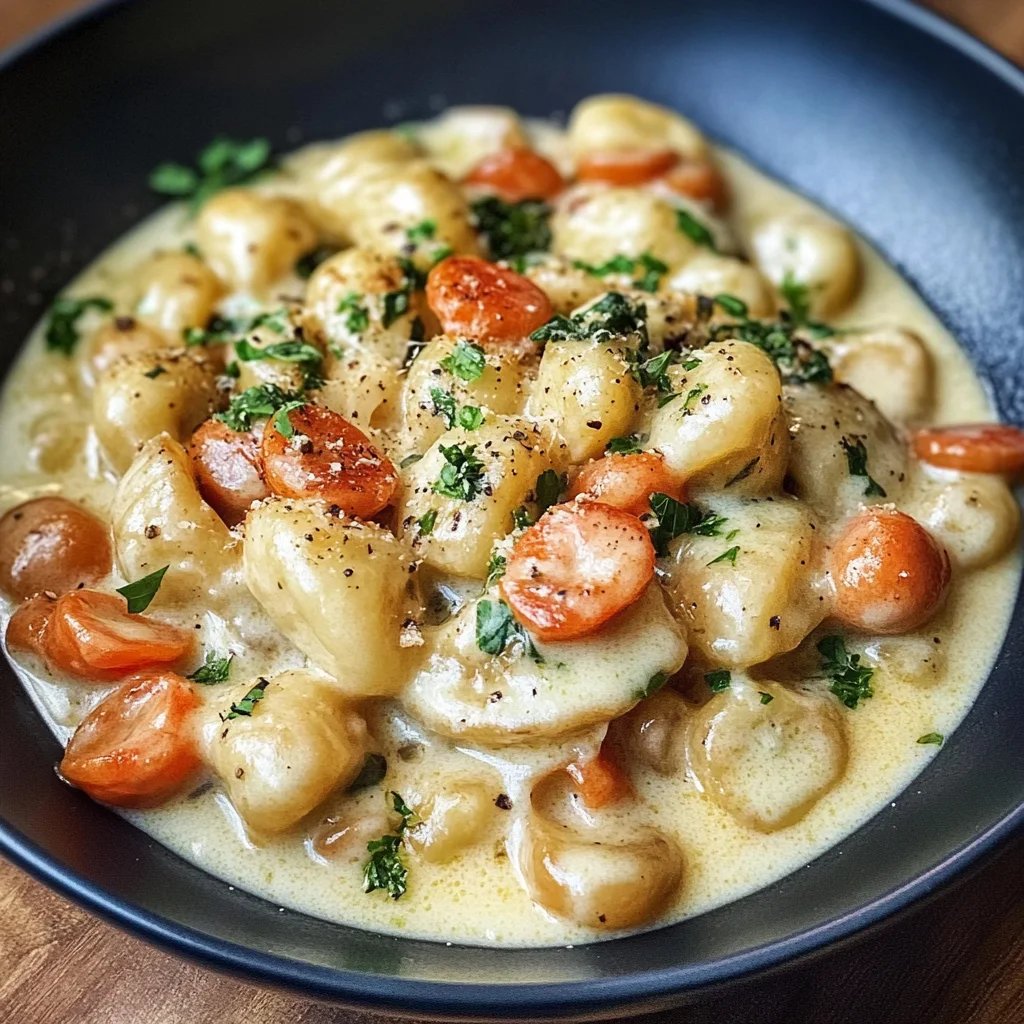 Cremige Gnocchi-Pfanne