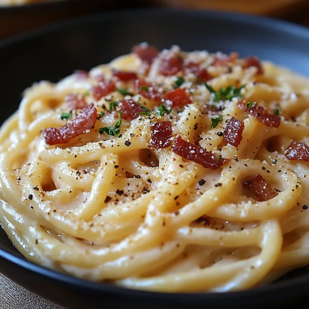 <p>Cremige Speck-Carbonara-Pasta: Ein Unglaublich Ultimatives Rezept für 4 Personen</p>