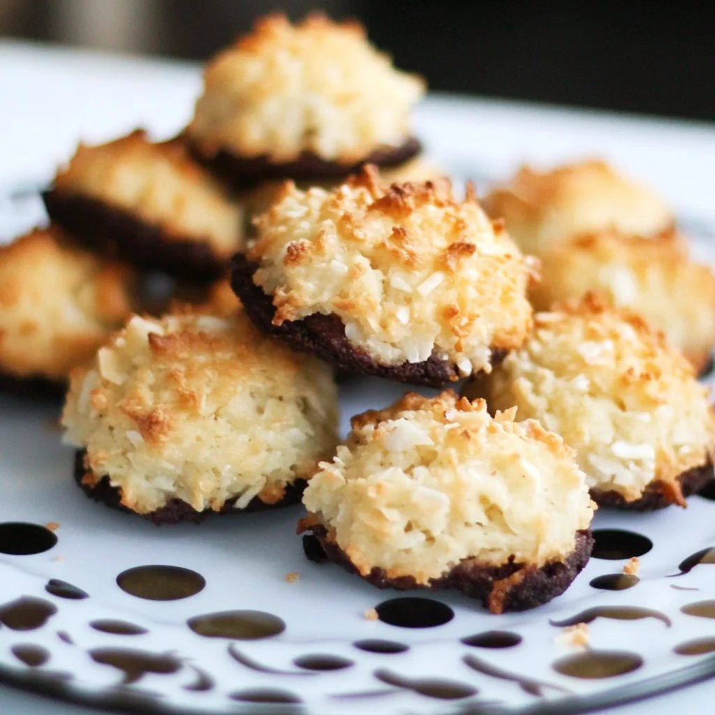 Ultra leckere vegane Kokosmakronen