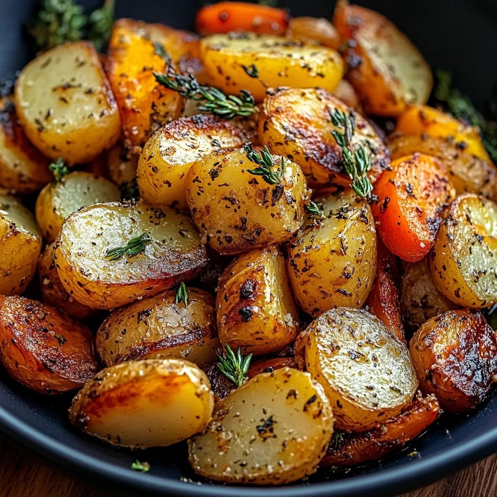 <p>Knoblauch-Kräuter-Kartoffeln und Karotten aus dem Ofen: Ein Unglaubliches Ultimatives Rezept</p>