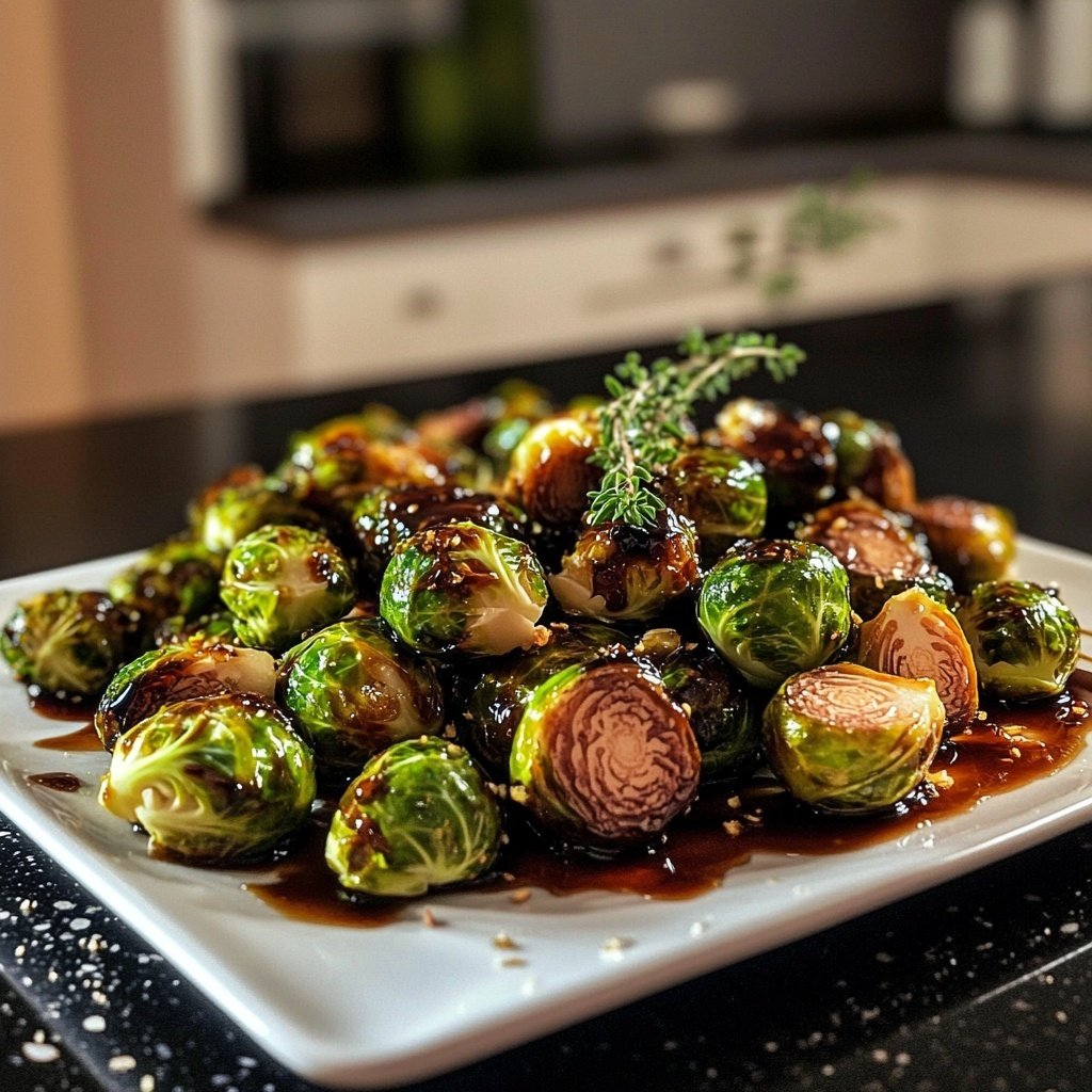 Rosenkohl mit Honig-Balsamico