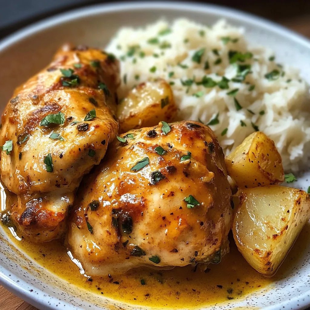 Cremiges Honig-Senf-Hähnchen