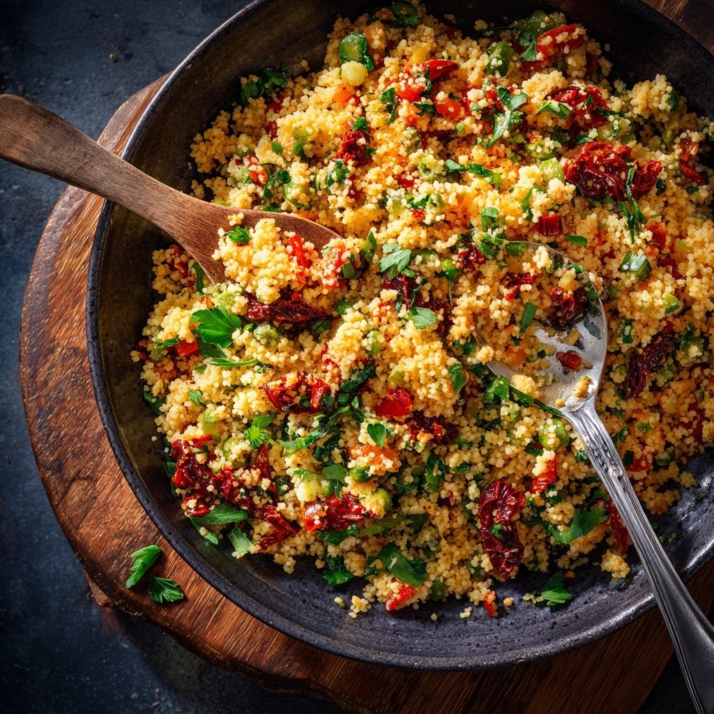 Gemüsegefüllter Frühlings-Couscous