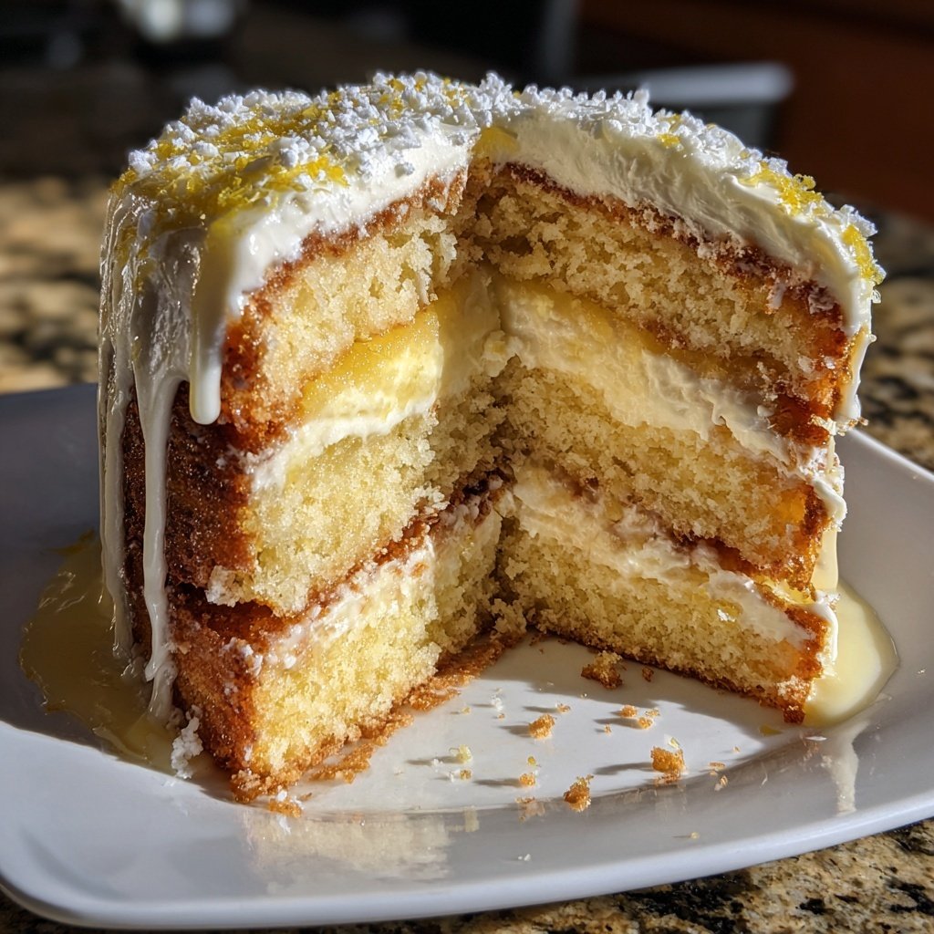 Meyer Zitronen Schachbrett Kuchen
