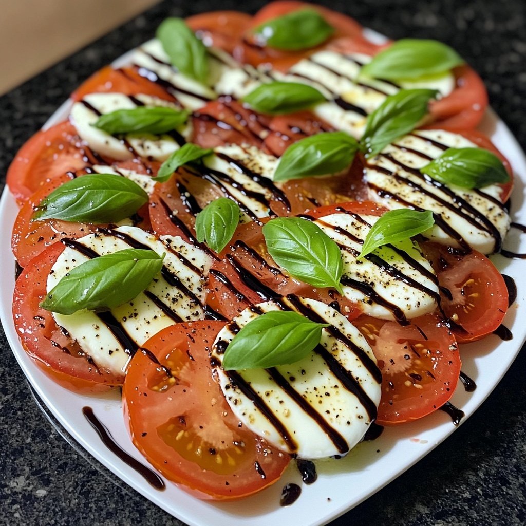 Caprese Spieße Balsamico Glaze