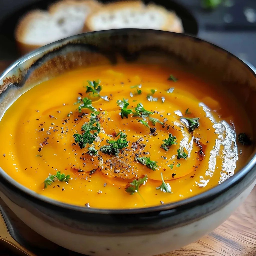 Cremige Kürbis-Kartoffel-Suppe