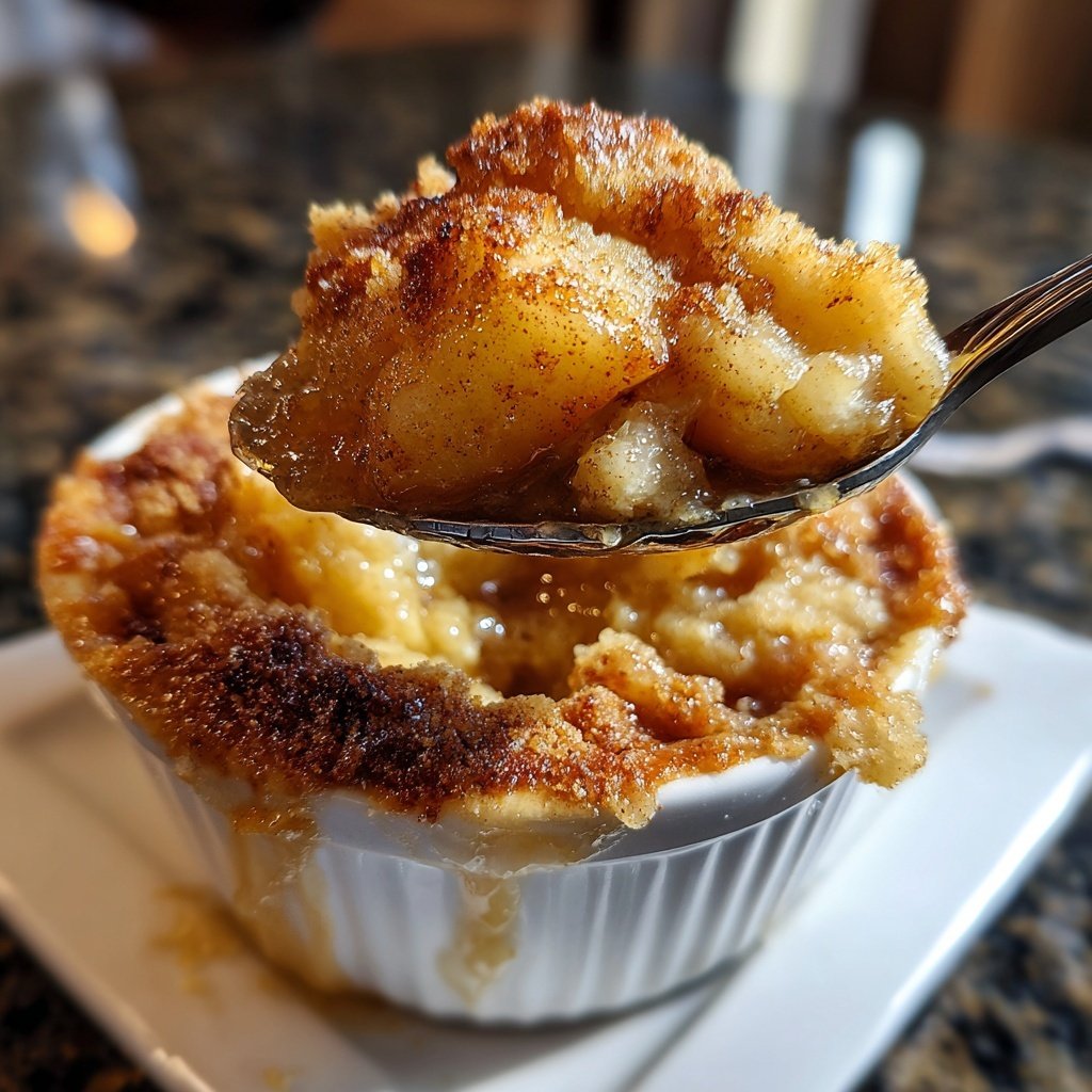 Doppel Apfel Gebackener Haferbrei Gewürze