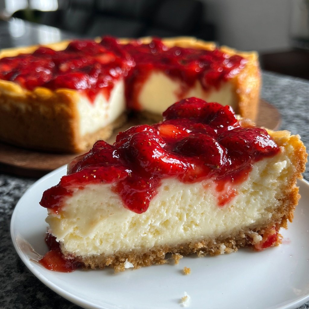 Galentine’s Erdbeer Käsekuchen