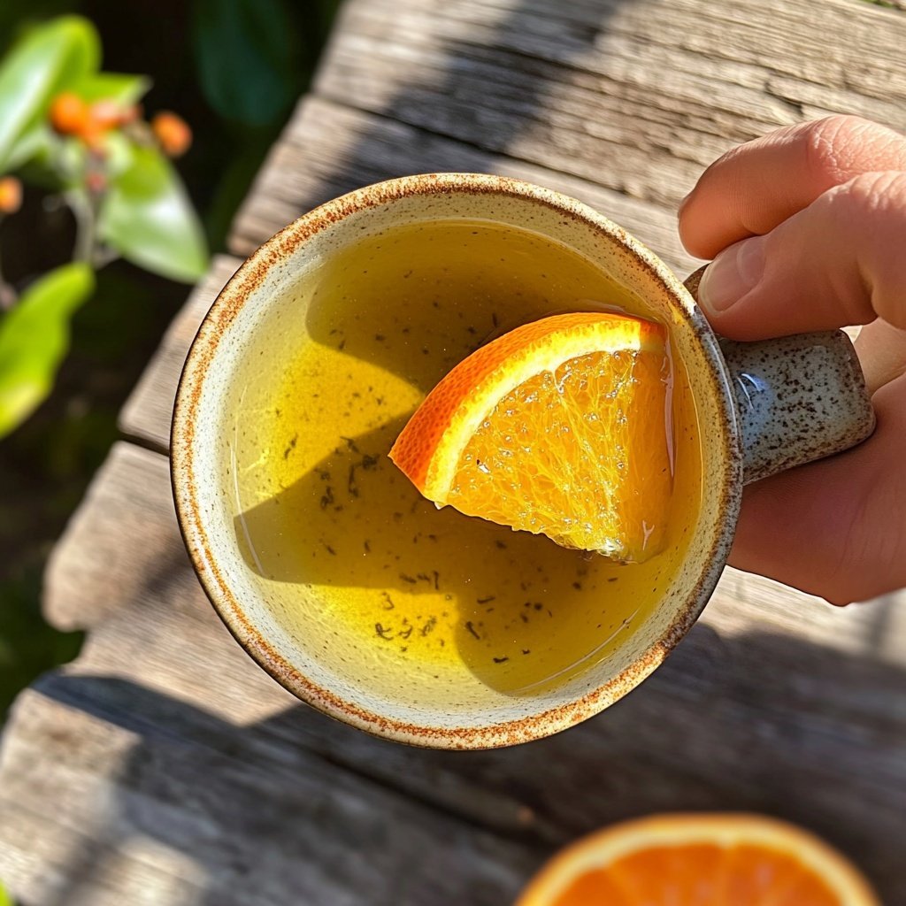 Orangen-Klauen-Tee