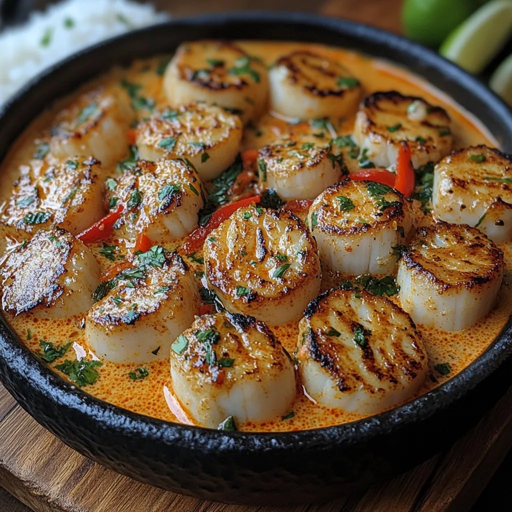 Jakobsmuscheln in scharfer Kokos-Curry-Sauce: Ein Unglaubliches Ultimatives Rezept