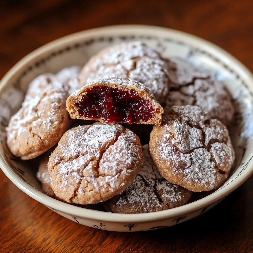 Marmeladen Küsschen vom Blech