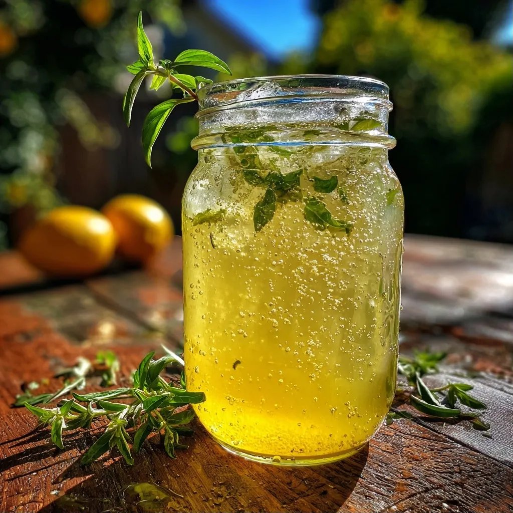 Zitronen-Basilikum-Limonade