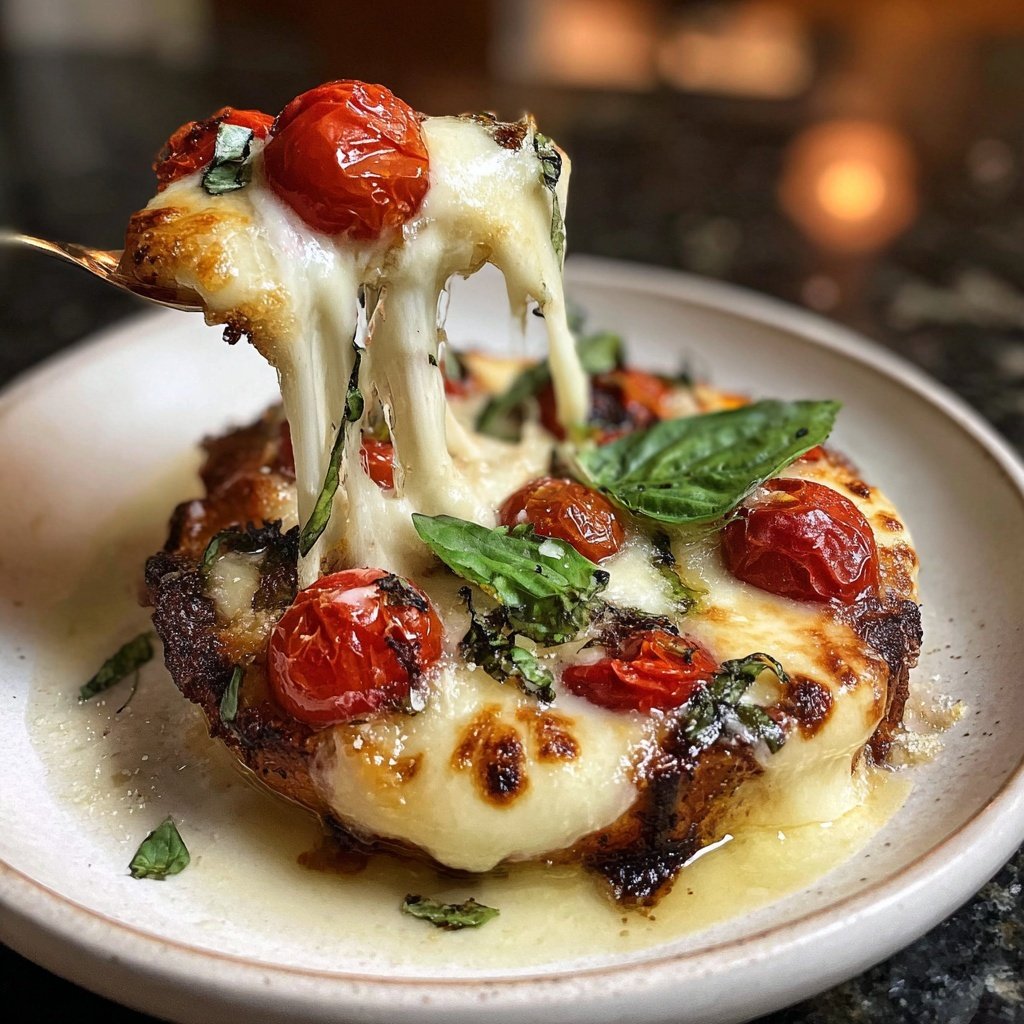 Raclette Pfännchen mit Tomate Mozzarella