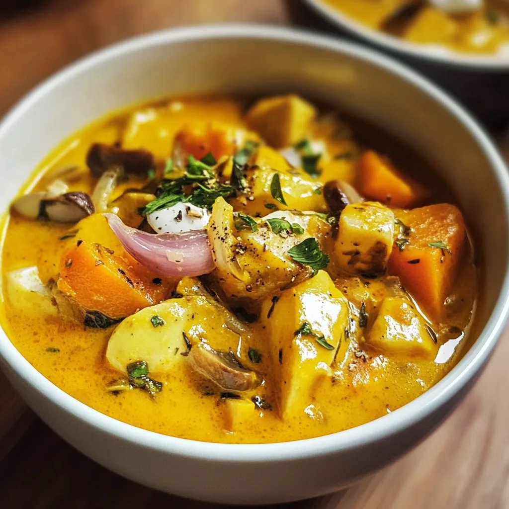 Kürbis Süßkartoffel Curry