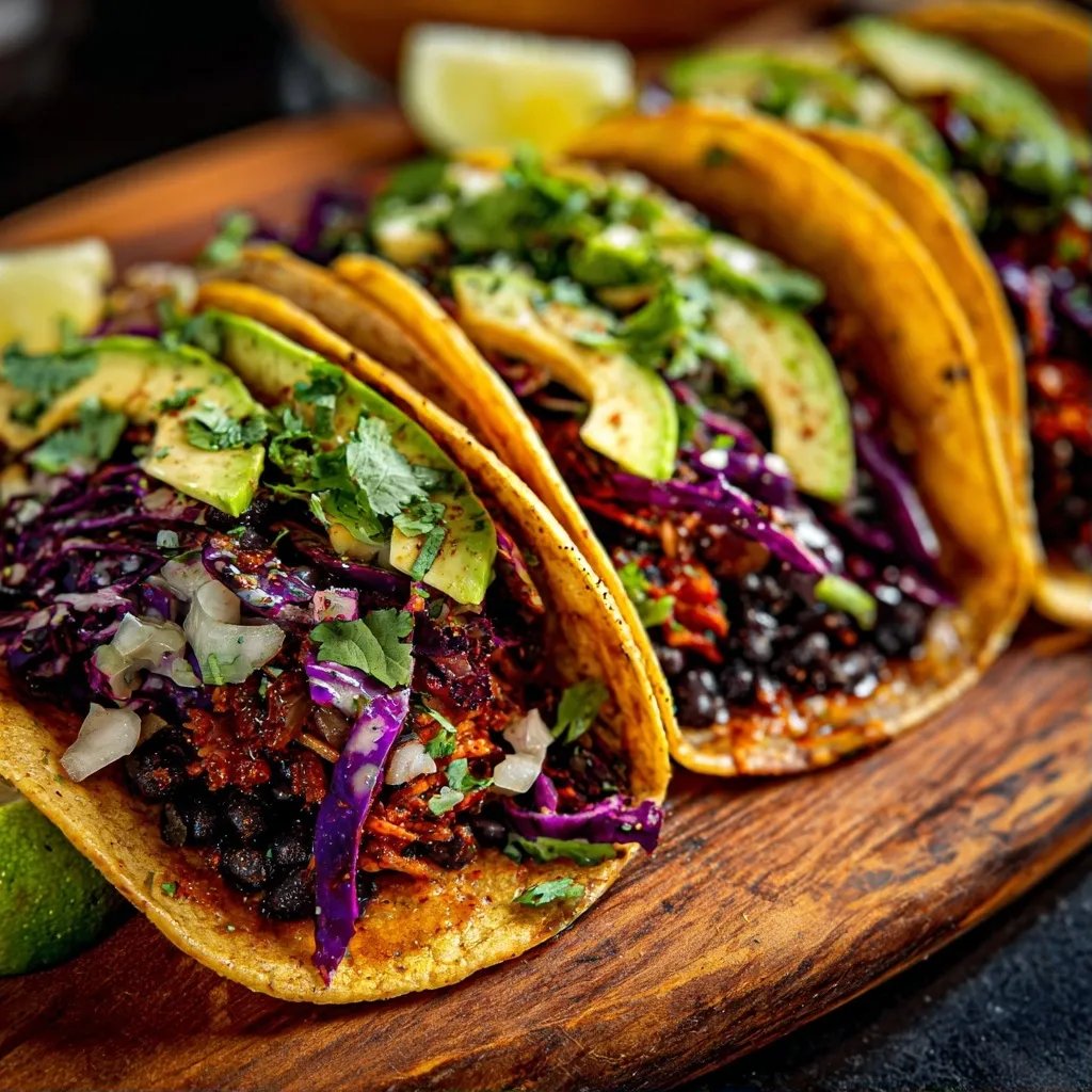 Veggie-Tacos mit Bohnen