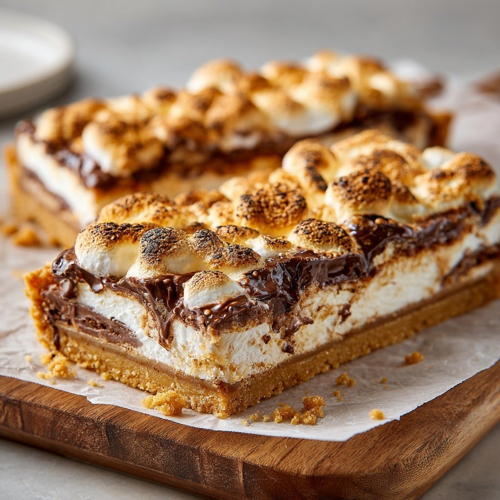 S’mores Käsekuchen Riegel