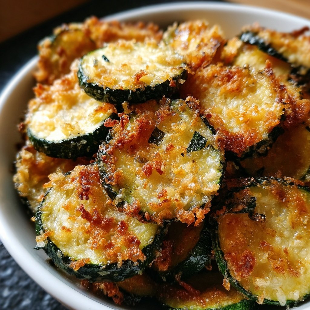 Knusprig Luftfrittiert Zucchini Keto