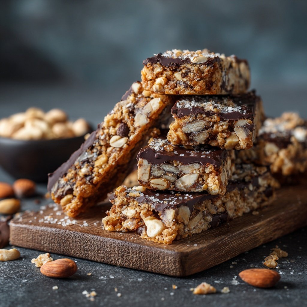 Proteinreiche Nussriegel selber machen