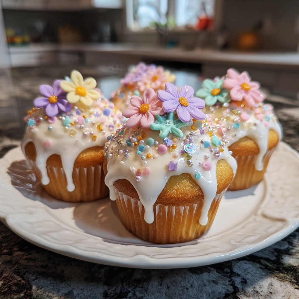 Back-Challenge: Florale Cupcakes