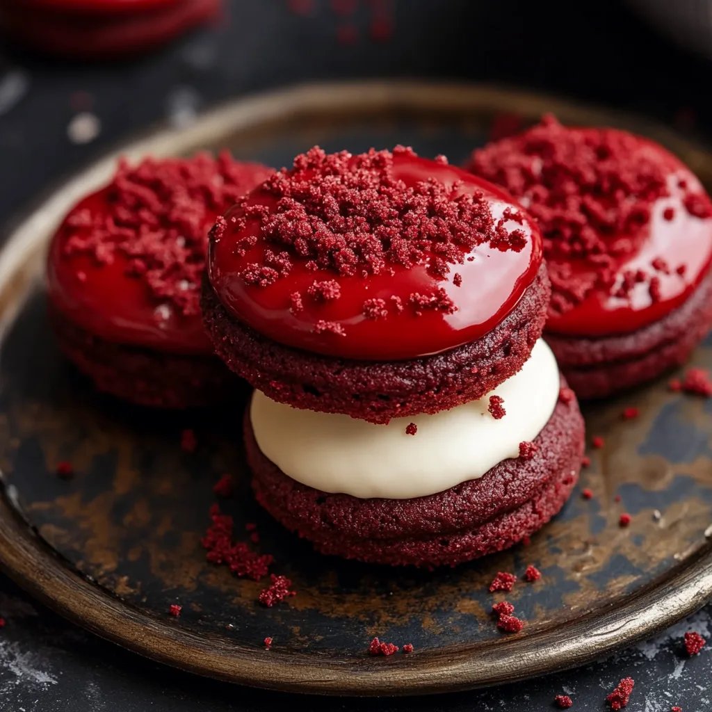 Crumbl Red Velvet Cupcake Cookies