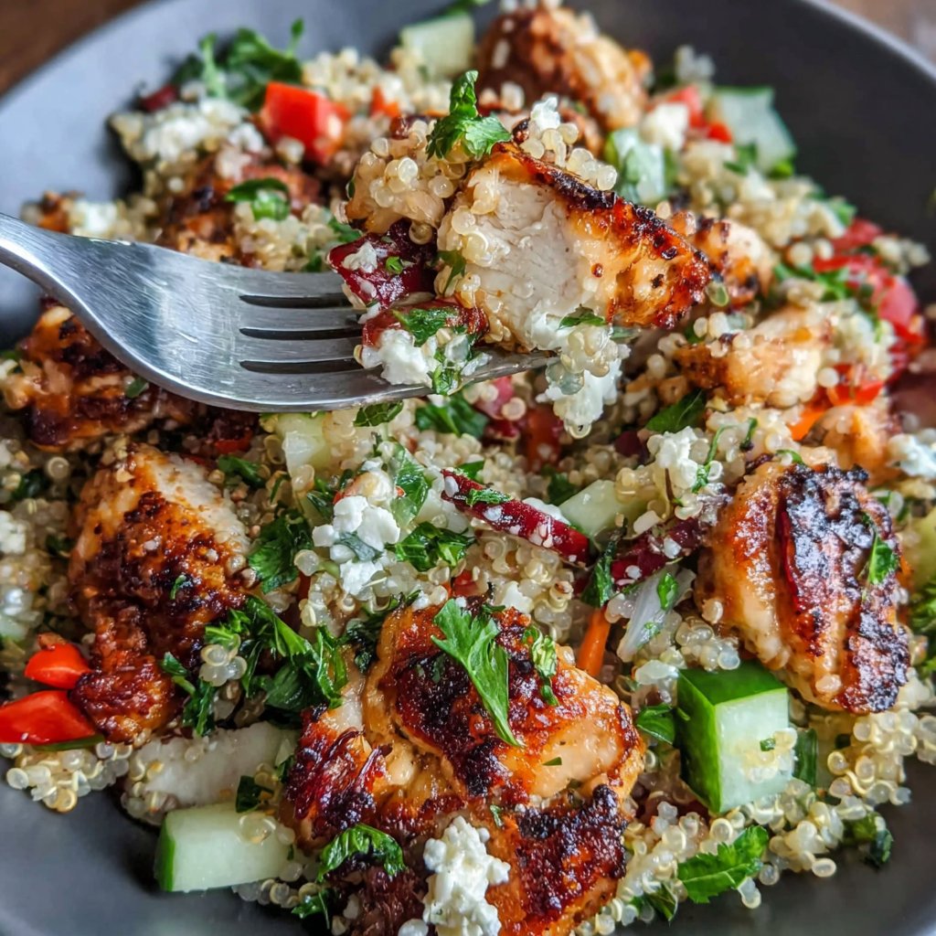 Hähnchen Quinoa Power Salat