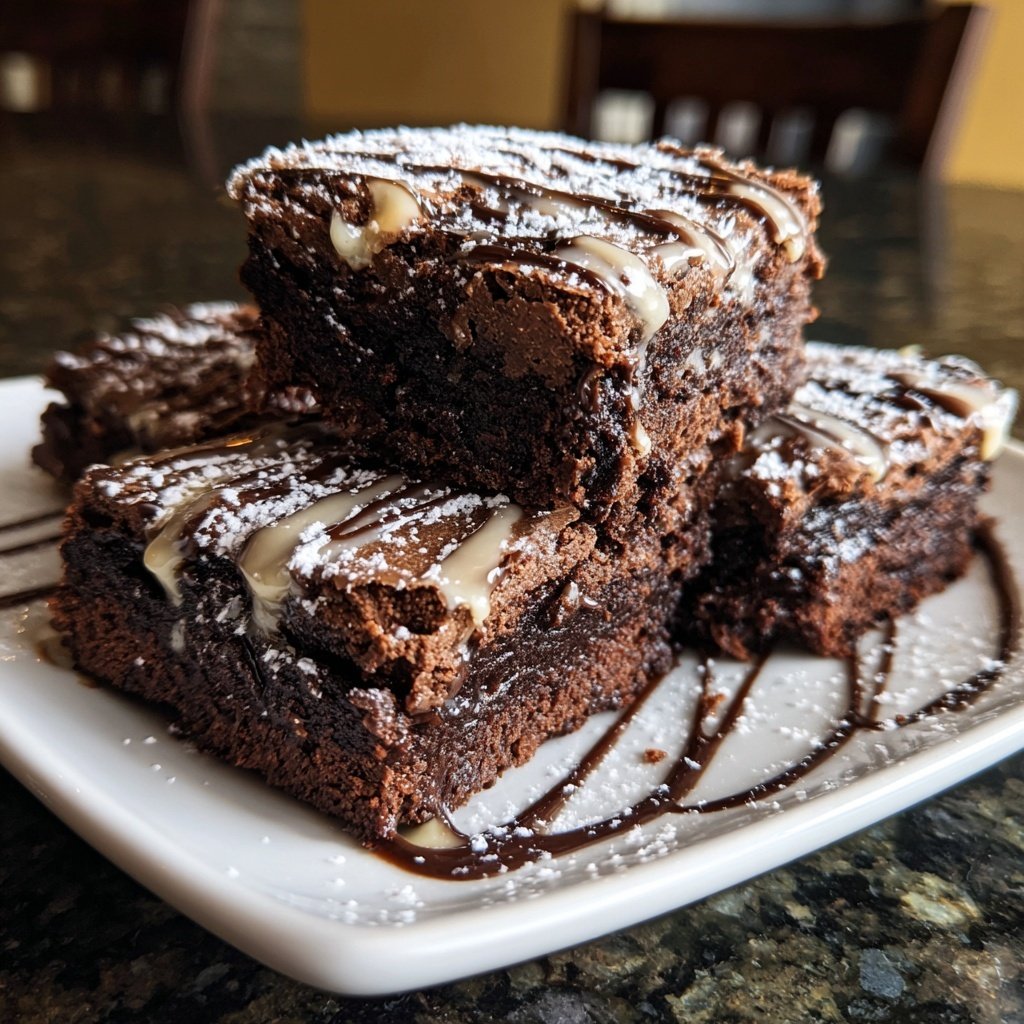 Brownie Genuss mit Topfen