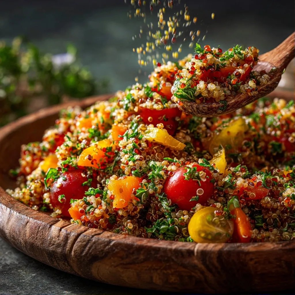 Quinoa Salat Kräuter