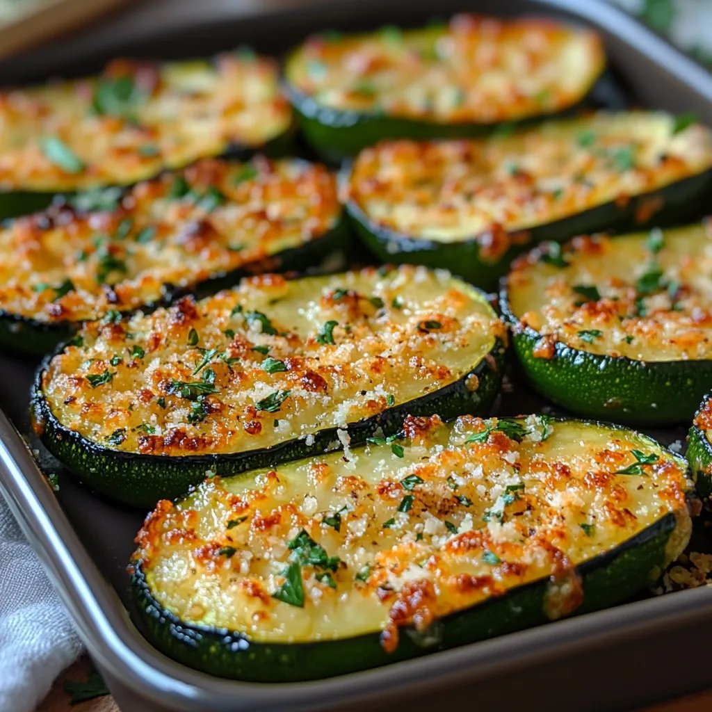 Knusprige gebackene Parmesan-Zucchini: Ein Unglaubliches Ultimatives Rezept für 4 Personen
