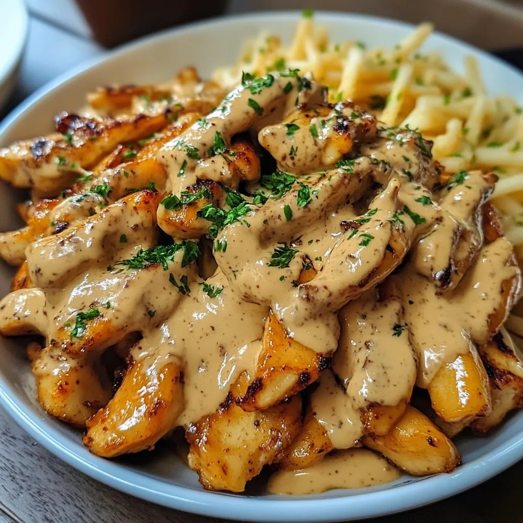 Einfaches Hähnchen-Gyros in cremiger Sauerrahmsauce: Ein Unglaubliches Ultimatives Rezept