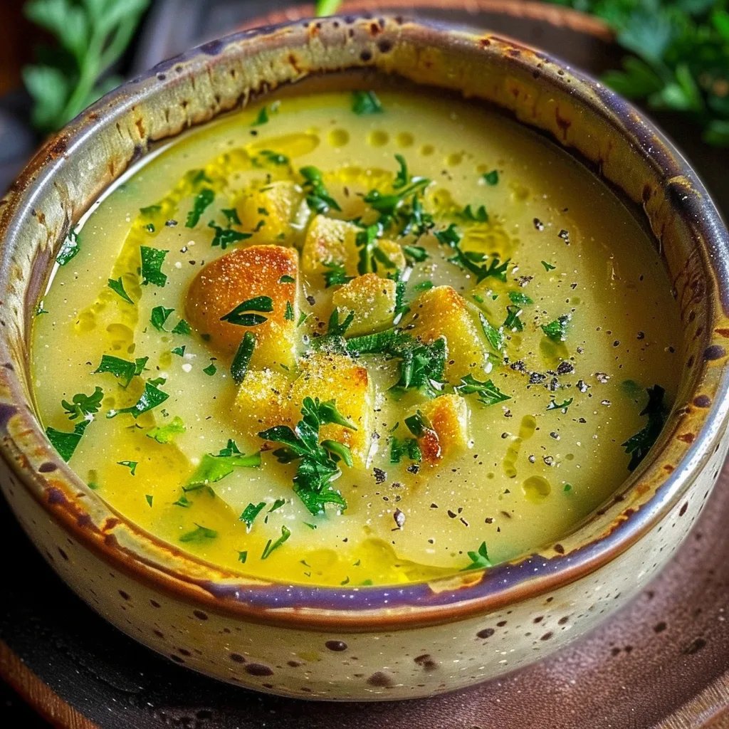 Italienische Kartoffelsuppe