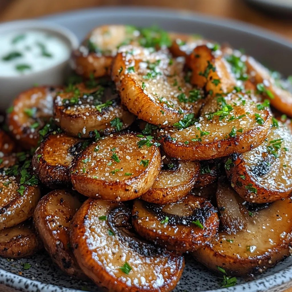Gebratene Champignonscheiben mit Ranch aus der Heißluftfritteuse: Ein Unglaubliches Ultimatives Rezept