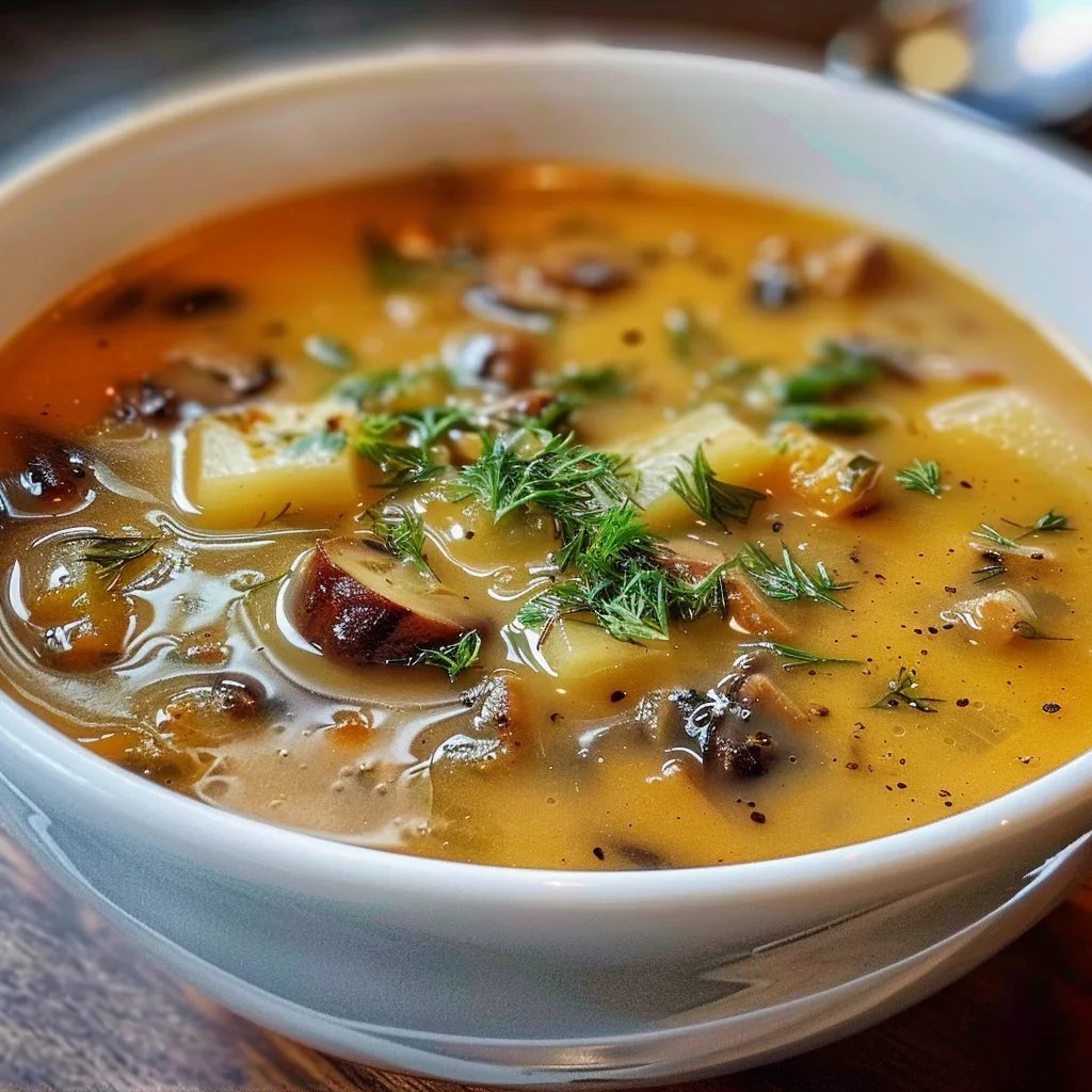 Kartoffel-Pilzsuppe