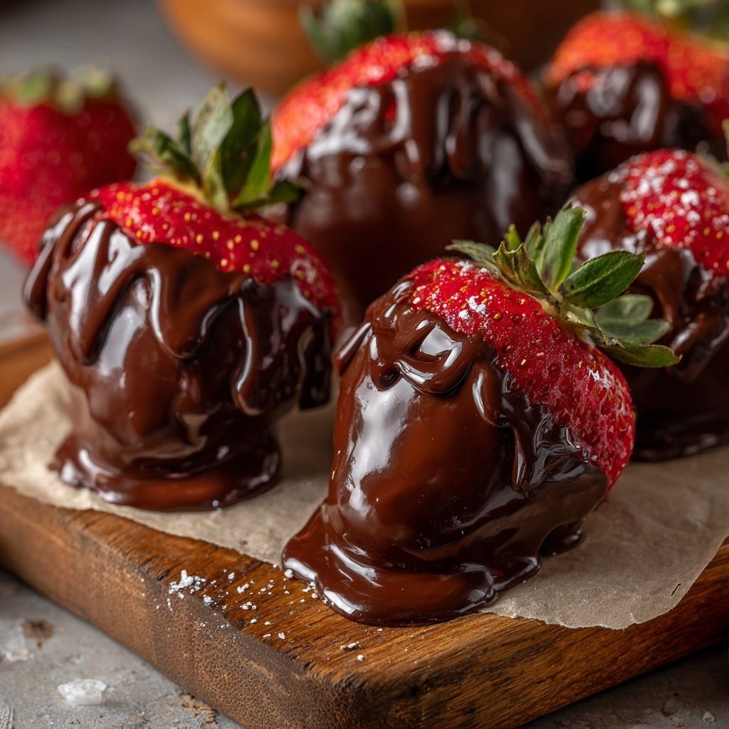 Schoko Erdbeer Häppchen