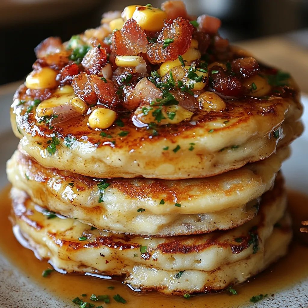 Speck- und Mais-Pfannkuchen: Ein Unglaubliches Ultimatives Rezept für 2 Erwachsene