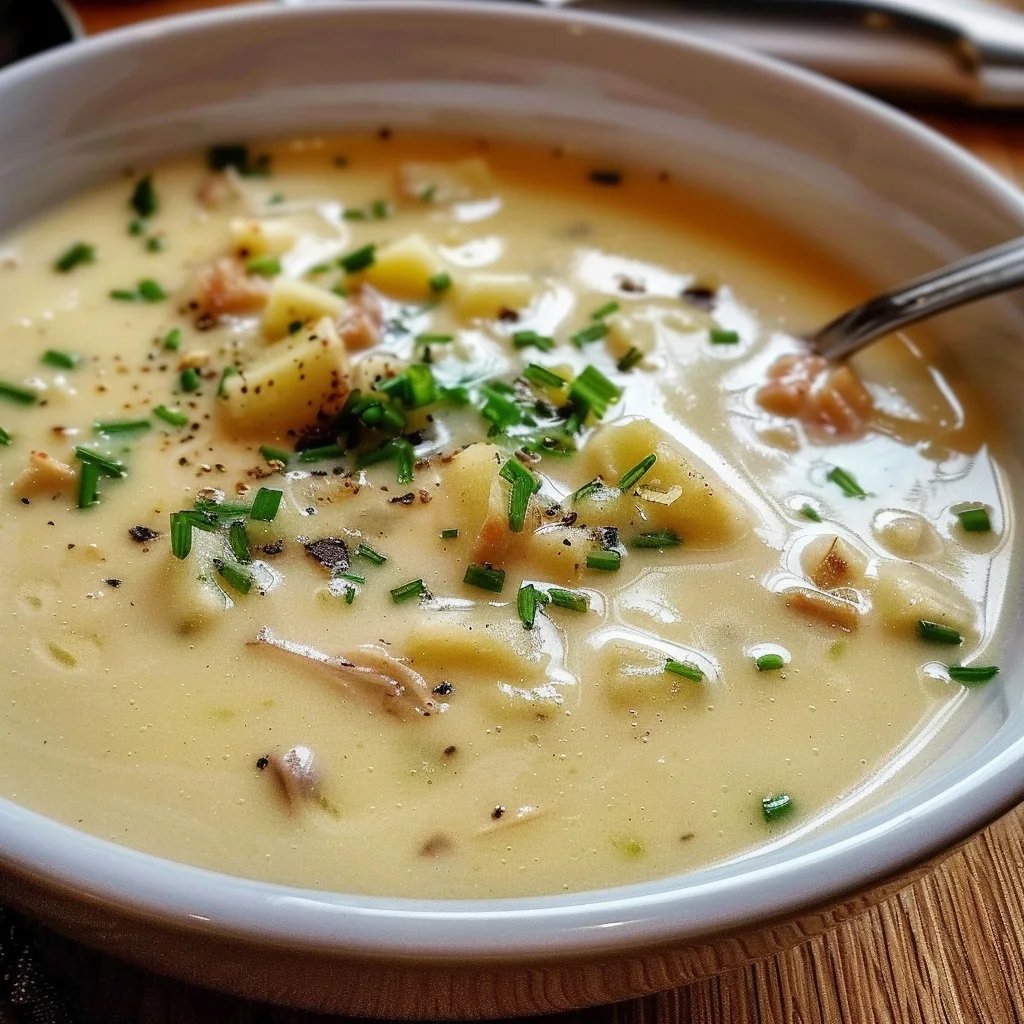 Gebackene Kartoffelsuppe