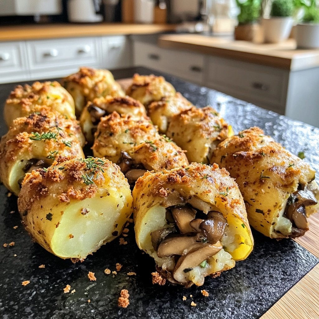Vegane Gefüllte Kartoffelknödel