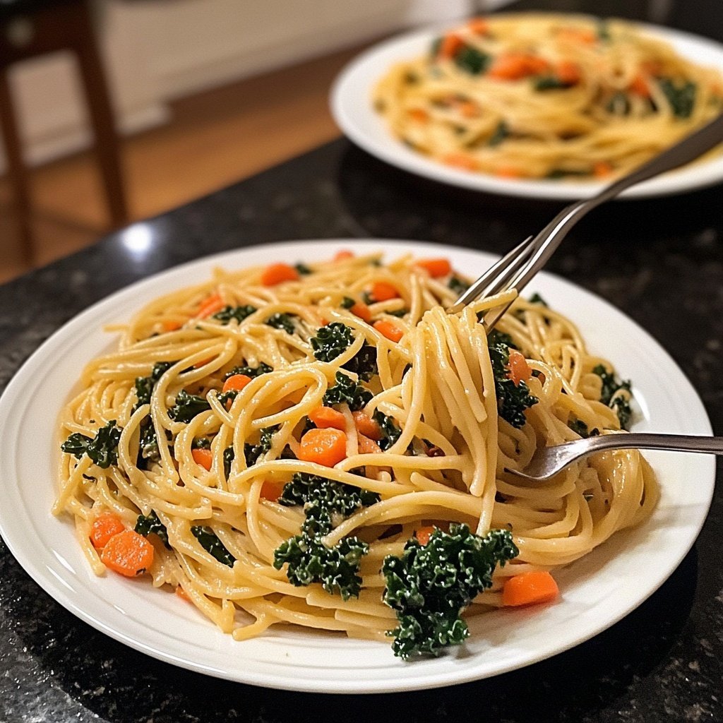 Schnelle-und-Einfache One-Pot-Pasta mit Wintergemüse