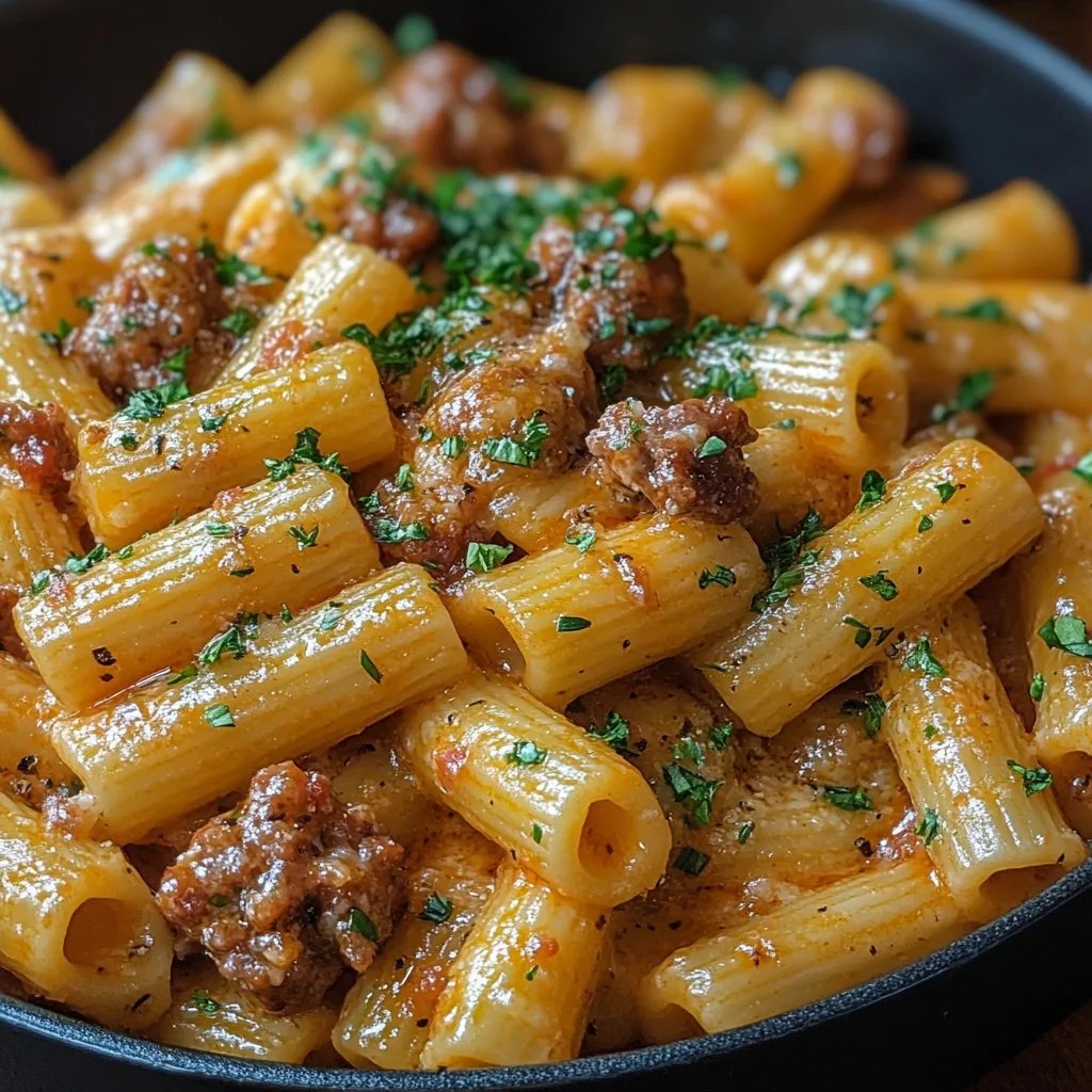 Cremige italienische Wurst-Rigatoni: Ein Unglaubliches Ultimatives Rezept