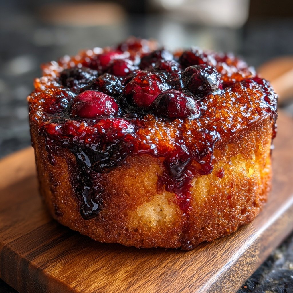 Blaubeeren Zitrone Sauerteig mit braunem Zucker Topping