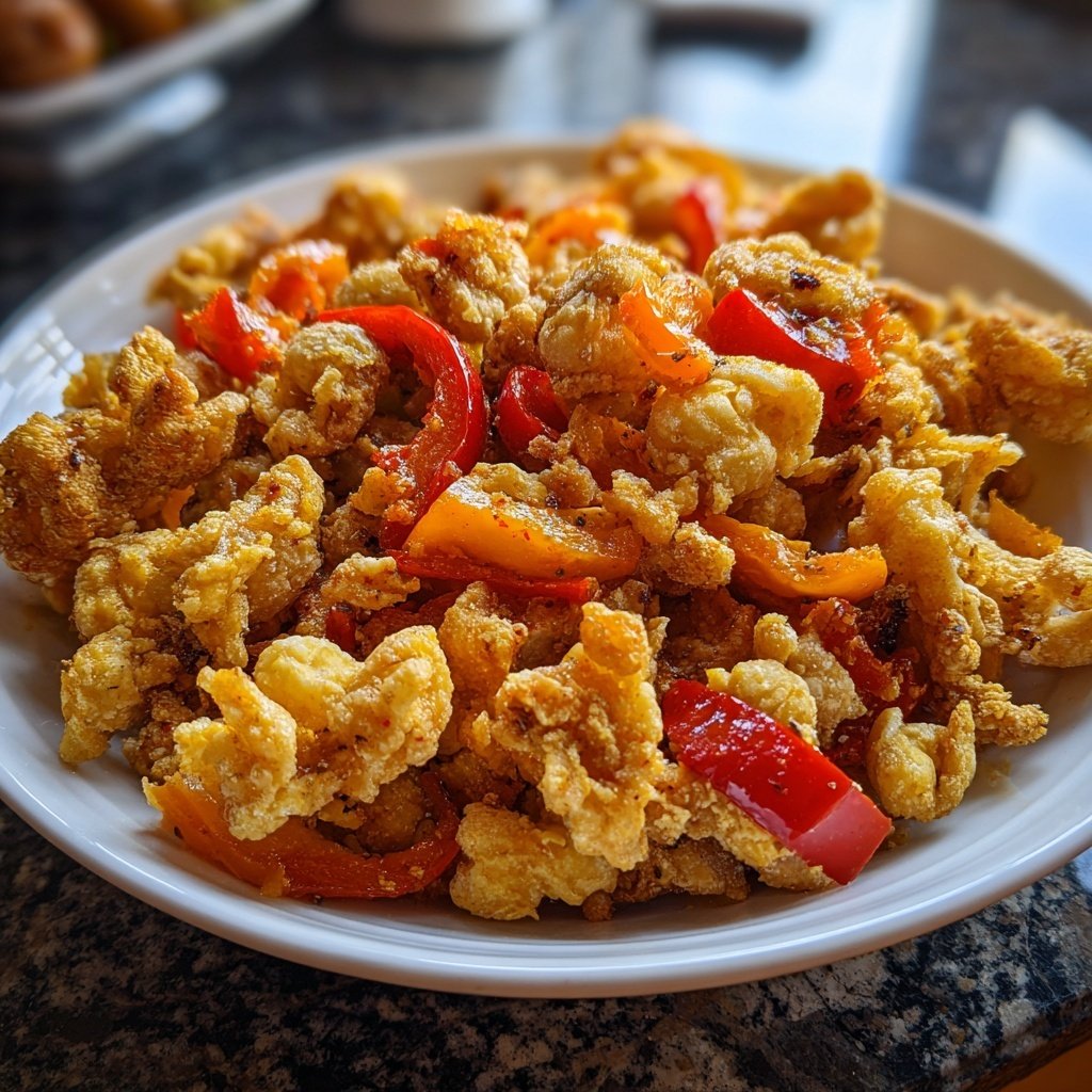 Knusprige Kichererbsen mit Paprika