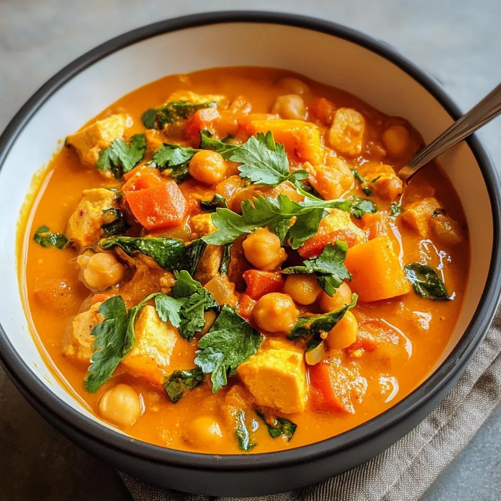 Kürbis-Kichererbsen-Curry