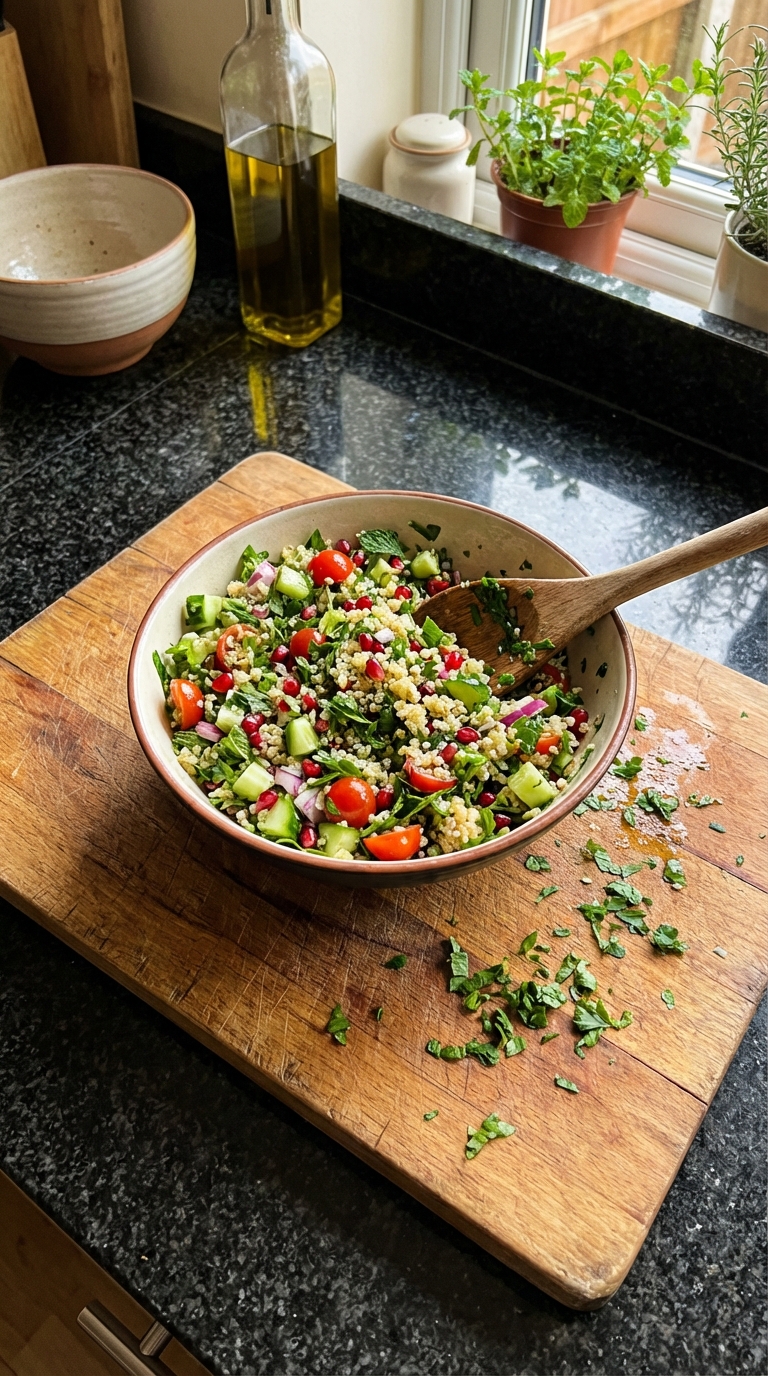 Taboulé Salat mit Quinoa