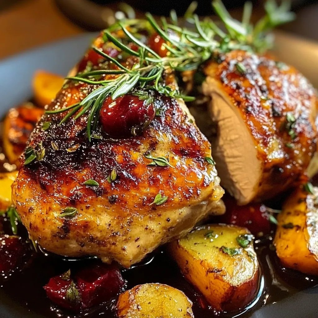 Hähnchenbrust weihnachtlich