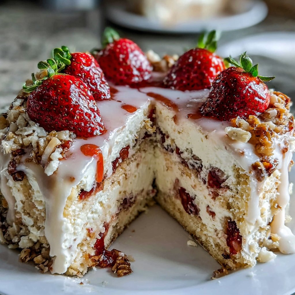 Köstliche Erdbeer-Torte Kombination