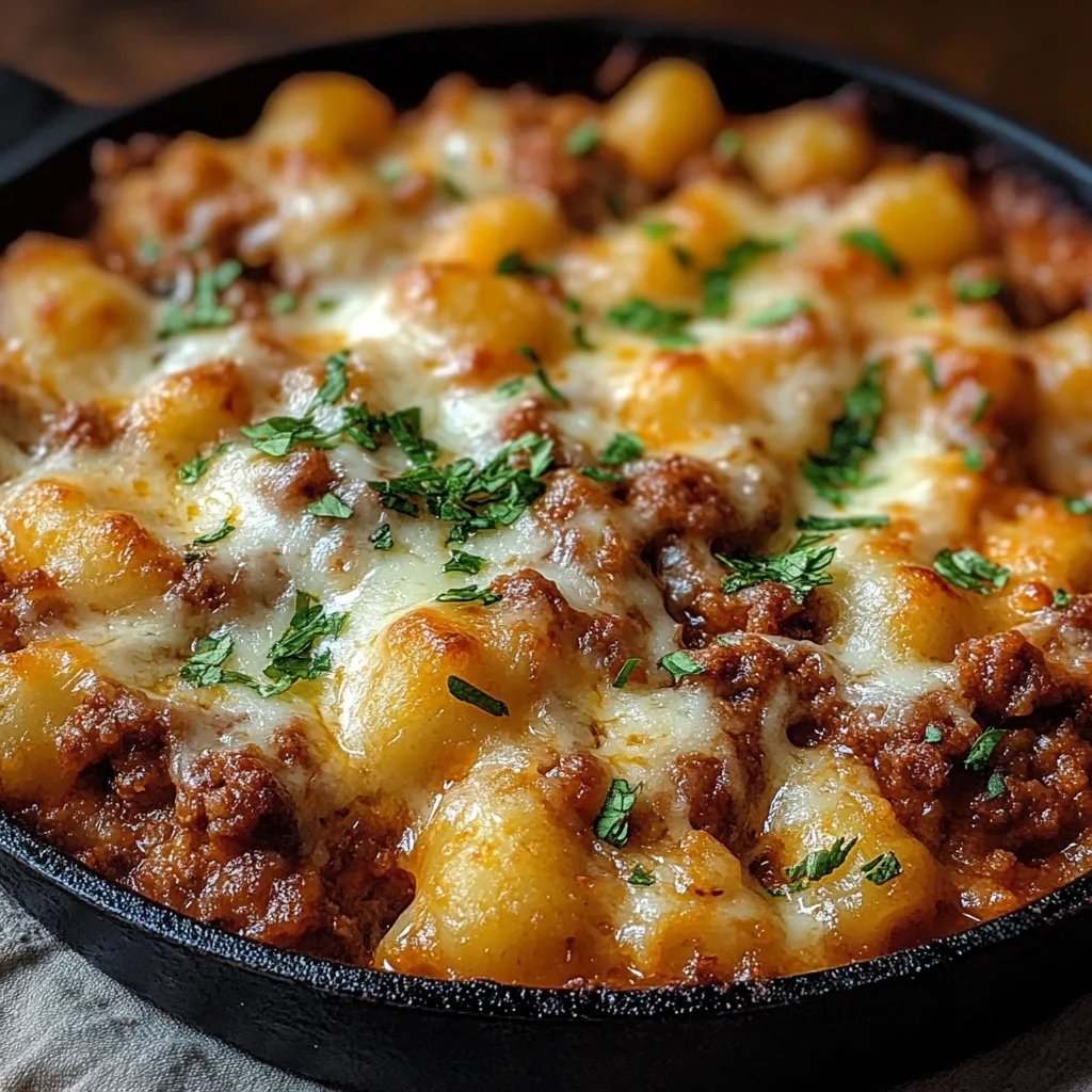 Cheesy Bolognese Gnocchi Bake: Ein Unglaubliches Ultimatives Rezept für 4 Personen
